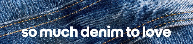 so much denim to love 