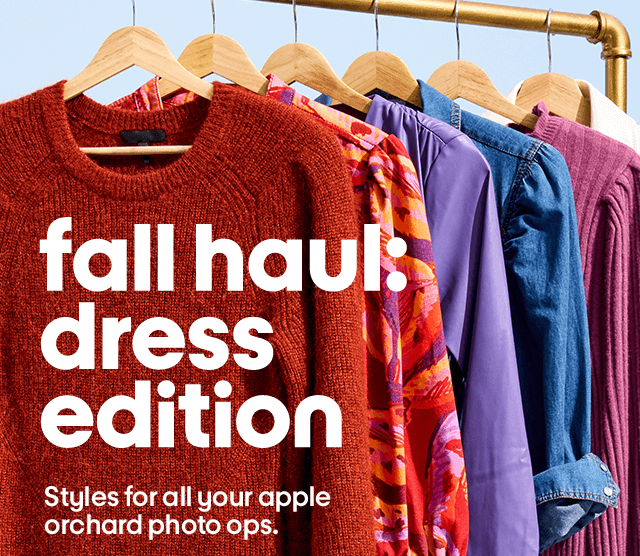 Fall haul: dress edition. Styles for all you apple orchard photo ops.