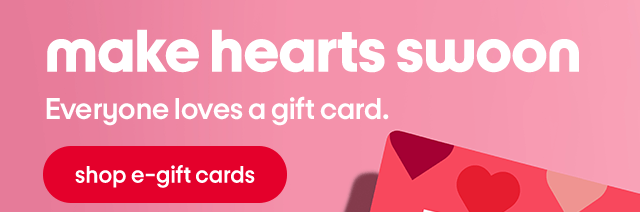 make hearts swoon, Everyone loves a gift card.