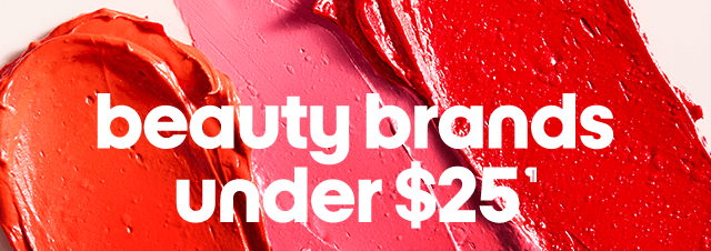 beauty brands under $25